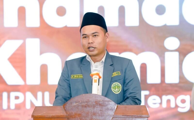 Ketua PW IPNU Jawa Tengah Muhammad Irfan Khamid menyampaikan sambutan dalam acara RAPIMWIL II IPNU Jateng di Tegal, 25 Desember 2024 lalu.
Source : ipnujateng