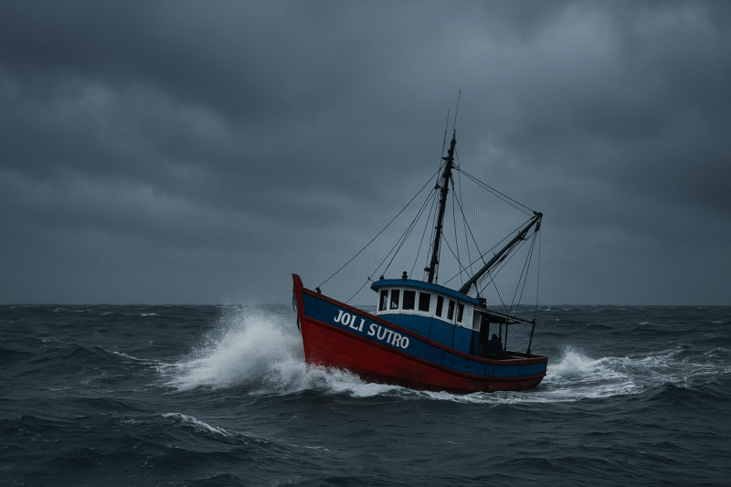 Foto ilustrasi kapal by AI