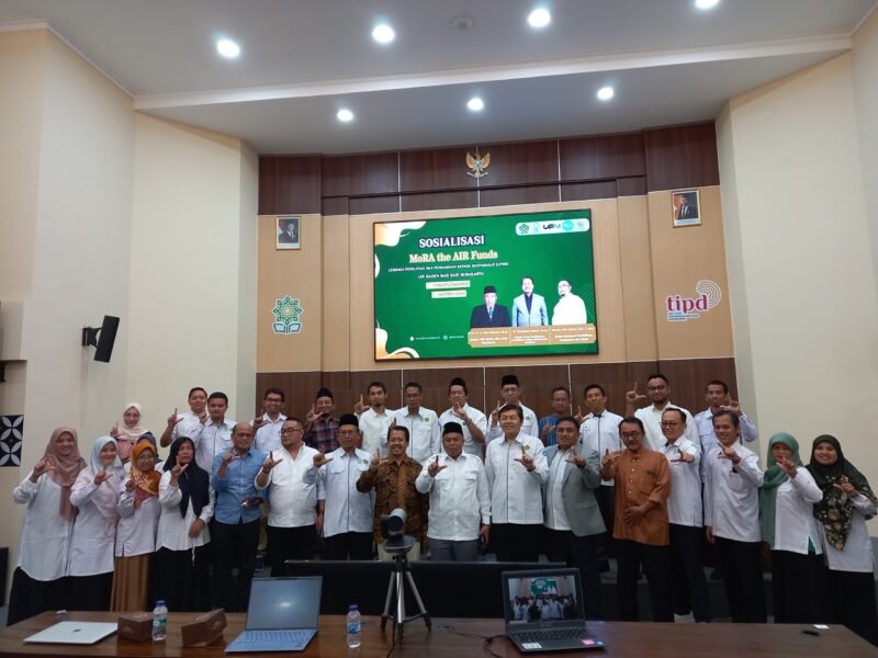 Foto Kegiatan Sosialisasi MoRA The Air Fund di UIN Raden Mas Said Surakarta, pada Senin (01/09).