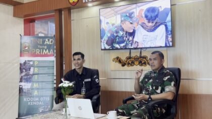 Komandan Kodim 0715/Kendal Letkol Inf Bagus Setyawan di Podcast Bahurekso 0715 Kupas Rekrutmen TNI, Jangan Percaya Calo!