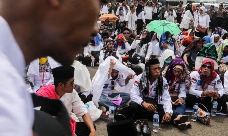 para tenaga honorer menghadapi ketidakpastian setelah pemerintah menghapus skema PPPK Paruh Waktu melalui revisi UU ASN. (Istimewa/Wawasannews)