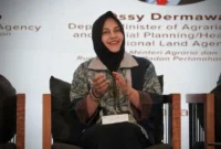 Deputi Kemenkop UKM Destry Anna Sari membuka program magang pengurus Kopdes Merah Putih di Kopontren Al-Ittifaq. (Istimewa/Wawasannews)