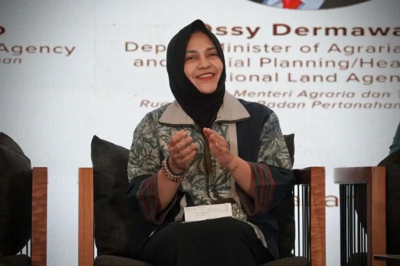 Deputi Kemenkop UKM Destry Anna Sari membuka program magang pengurus Kopdes Merah Putih di Kopontren Al-Ittifaq. (Istimewa/Wawasannews)