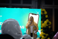 Direktur Wahid Foundation Yenny Wahid berbicara dalam peluncuran platform digital Maitra di Jakarta, Minggu (9/11/2025). Program ini bertujuan memperkuat kemandirian ekonomi dan sosial perempuan akar rumput di seluruh Indonesia. (wawasannews)