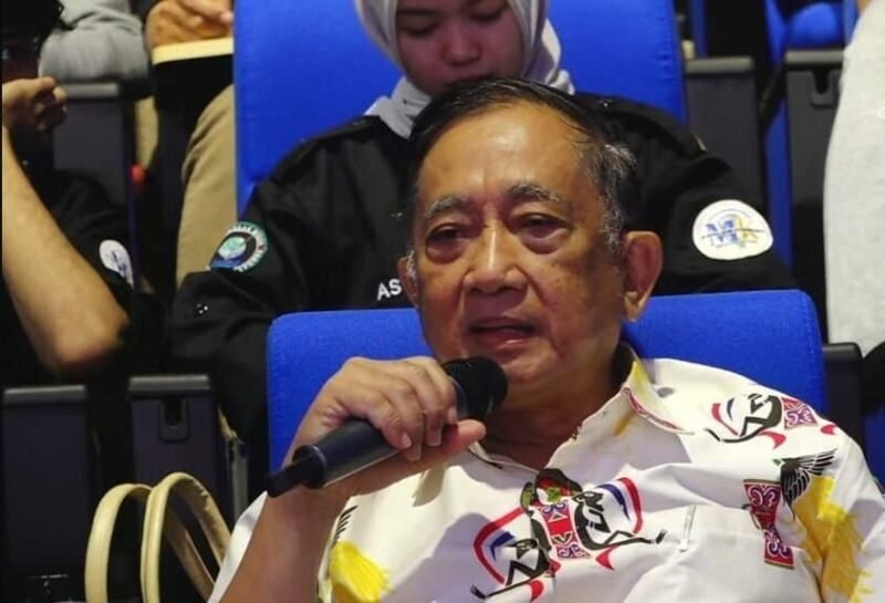 Ketua Umum Komite Seni Budaya Nusantara, Hendardji Soepandji, saat menyampaikan sambutan dalam acara Indonesia Is Me di Auditorium Siaran Luar Negeri RRI, Jakarta. (Istimewa/Wawasannews)