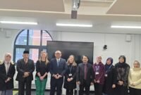 Tim Monitoring dan Evaluasi Beasiswa Indonesia Bangkit (BIB) Kemenag berpose bersama para awardee dan perwakilan akademik Coventry University. (Istimewa/Wawasannews)