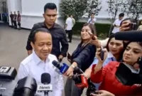 Menteri Energi, Sumber Daya Mineral (ESDM), Bahlil Lahadalia Usai Bertemu Presiden Secara Tertutup. (wawasannews)