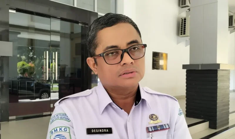 Kepala BMKG Stasiun Meteorologi Kelas II Minangkabau, Desindra Deddy Kurniawan. (Istimewa/Wawasannews)