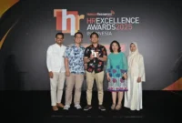 Perusahaan Umum Percetakan Uang Republik Indonesia (PERURI) meraih penghargaan Human Resources Excellence Awards (HREA) 2025 berkat inovasi pengelolaan sumber daya manusia (SDM) di era digital. (Wawasannews/PERURI)