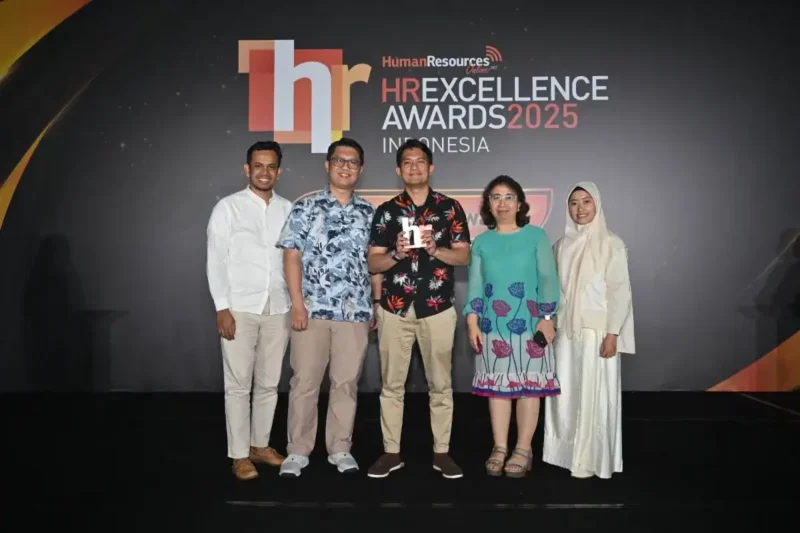 Perusahaan Umum Percetakan Uang Republik Indonesia (PERURI) meraih penghargaan Human Resources Excellence Awards (HREA) 2025 berkat inovasi pengelolaan sumber daya manusia (SDM) di era digital. (Wawasannews/PERURI)