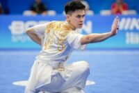 Atlet wushu andalan Tim Indonesia, Edgar Xavier Marvelo. (Istimewa/Wawasannews)