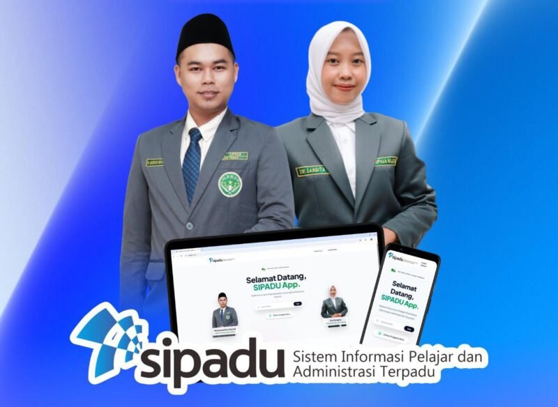  tampilan aplikasi SIPADU (Sistem Informasi Pelajar dan Administrasi Terpadu) sebagai simbol komitmen mendorong transformasi digital pendataan pelajar NU. (Istimewa/Wawasannews)