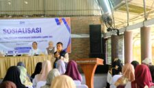 Narasumber menyampaikan materi dalam Sosialisasi Peningkatan Inklusi Keuangan bersama BRI. (Istimewa/Wawasannews)