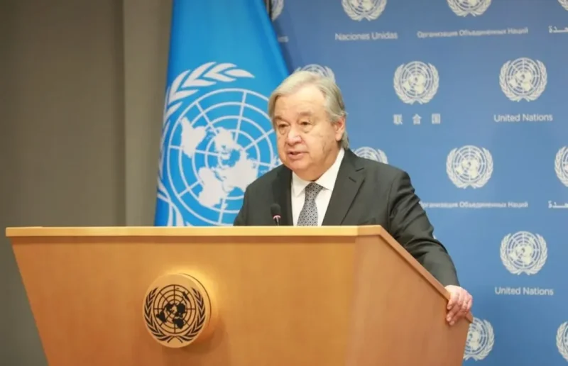 Sekretaris Jenderal PBB Antonio Guterres. (Istimewa/Wawasannews)