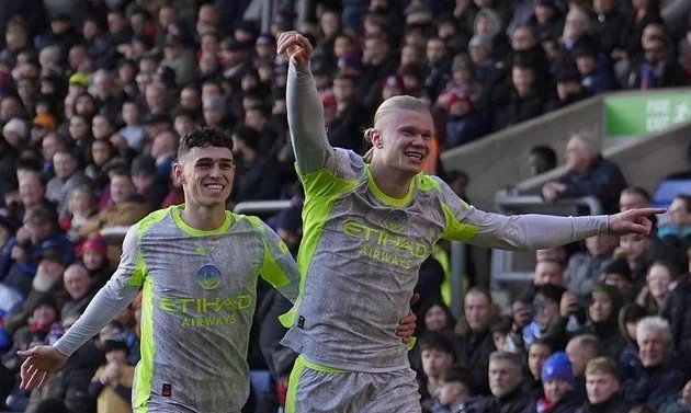  Manchester City Bungkam Crystal Palace 3-0, Haaland Menggila dan Terus Tekan Arsenal. (Istimewa/Wawasannews)