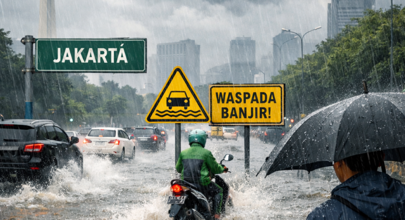 BMKG Prediksi Hujan Lebat Masih Guyur Jabodetabek hingga Awal Februari