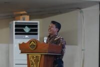 Kepala PUSPENMA Kemenag, Ruchman Basori, saat menghadiri Pertemuan Orang Tua/Wali dan Mahasiswa KIP-K bersama jajaran UIN Raden Fatah Palembang, Kamis (22/1/2026). Foto: Istimewa/Wawasannews