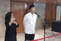 Menteri Sosial (Mensos), Saifullah Yusuf usai hadir dalam Doa Bersama Mengawali 2026 di Kantor Kemensos, Jakarta. (Istimewa/Wawasannews)