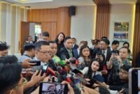 Menteri Luar Negeri RI Sugiono memberikan keterangan pers kepada awak media usai Pernyataan Pers Tahunan Menlu (PPTM) 2026 di Kementerian Luar Negeri RI, Jakarta, terkait imbauan kewaspadaan bagi WNI di Iran menyusul dinamika situasi keamanan. (Istimewa/Wawasannews)