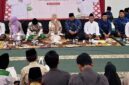Bupati Kendal bersama jajaran Pemerintah Kabupaten Kendal mengikuti rangkaian Safari Ramadhan 1447 Hijriah di Masjid Darussalam, Desa Tunggulsari, Kecamatan Brangsong, Sabtu (21/2/2026). (Istimewa/Wawasannews)