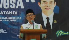 Wakil Ketua LKN DPP PKB Muhammad Dawam memberikan sambutan pada pembukaan Pendidikan Kader Penggerak Bangsa (PKPB) Angkatan IV di Ponpes Al Hikmah II Benda, Brebes.
(Foto: Istimewa/Wawasannews)