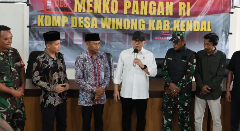 Menko Pangan Zulkifli Hasan Dorong Koperasi Desa sebagai Penggerak Ekonomi Kendal