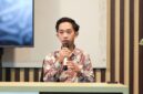 Ketua DEMA FATA UIN Raden Mas Said Surakarta, Muhammad Farhan Haqiqi, menyampaikan sambutan dalam peluncuran program “Tarbiyah Mengajar” di lingkungan kampus, Senin (23/02/2026). Foto: Dok Wawasannews