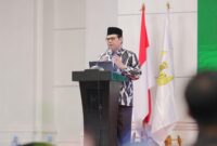 Pimpinan Bidang Pengumpulan BAZNAS RI, Rizaludin Kurniawan, menyampaikan keterangan resmi terkait penegasan penggunaan dana Zakat, Infak, dan Sedekah (ZIS) dalam sebuah agenda di Jakarta. (Istimewa/Wawasannews)