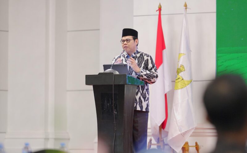 Pimpinan Bidang Pengumpulan BAZNAS RI, Rizaludin Kurniawan, menyampaikan keterangan resmi terkait penegasan penggunaan dana Zakat, Infak, dan Sedekah (ZIS) dalam sebuah agenda di Jakarta. (Istimewa/Wawasannews)