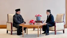 Presiden Prabowo Subianto (kiri) melakukan pertemuan dengan Kaisar Jepang Naruhito di Istana Kekaisaran Jepang, Tokyo, Jepang, Senin (30/3/2026). (Istimewa/Wawasannews)