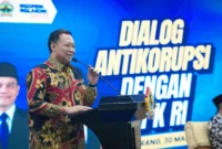 Wakil Ketua KPK Fitroh Rohcahyanto saat dialog antikorupsi di Semarang, Senin (30/3/2026). (Istimewa/Wawasannews)