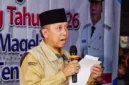 Sekretaris Daerah Kabupaten Magelang, Adi Waryanto sambut pemudik gratis dari Jakarta di Terminal Secang, Kabupaten Magelang. (Istimewa/Wawasannews)