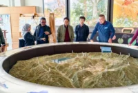 Menteri Kehutanan (Menhut) Raja Juli Antoni (tengah) saat melakukan kunjungan di Fuji-Hakone-Izu National Park, Jepang, Minggu (29/3/2026).  (Istimewa/Wawasannews)