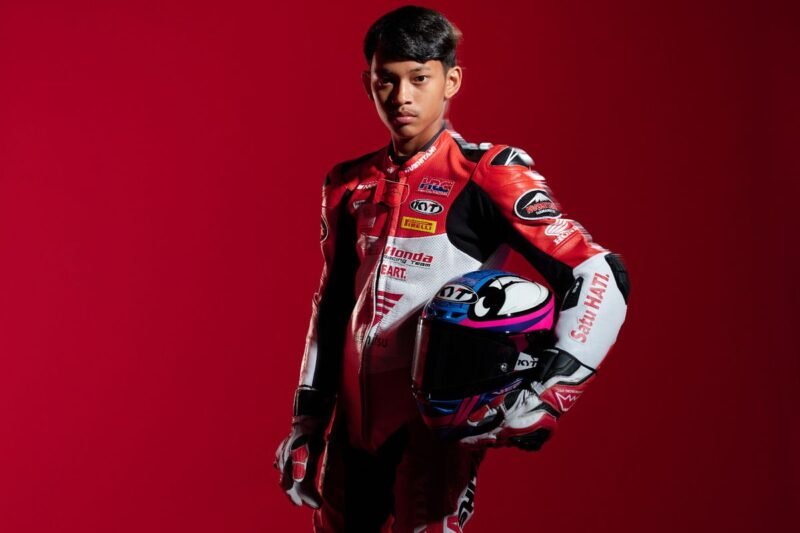 Veda Ega Pratama, pebalap binaan Astra Honda Racing School asal Indonesia yang akan berlaga di Moto3 2026. (Istimewa/Wawasannews)
