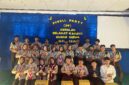 Peserta Ambalan Selamat–Rahayu Gugusdepan 02.091–02.092 SMA Pondok Modern Selamat Kendal berfoto bersama usai kegiatan Powell Party 2026 sebagai peringatan Hari Baden Powell sekaligus penguatan karakter dan kebersamaan anggota pramuka. Foto : Wawasannews