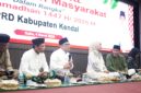 Ketua DPRD Kendal Mahfud Sodiq menyampaikan sambutan dalam kegiatan Safari Ramadan dan silaturahmi dengan masyarakat yang digelar di Gedung DPRD Kabupaten Kendal, Rabu (4/3/2026). Foto : Wawasannews.com