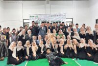 Pengurus dan anggota PAC IPNU–IPPNU Kecamatan Patean bersama perwakilan Pimpinan Ranting dan Komisariat se-Kecamatan Patean berfoto bersama usai kegiatan Silaturrahmi, Khotmil Qur’an, dan Buka Puasa Bersama di Gedung MWC NU Kecamatan Patean, Minggu (15/3/2026). Foto : Wawasannews.com