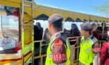 Polres Kendal Intensifkan Patroli Pasca Lebaran di Pantai Kemangi, Jaga Kamtibmas Tetap Kondusif