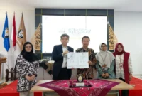 Kerja sama Sekolah Vokasi Undip Semarang dengan perusahaan asal Jepang di Semarang. (Istimewa/Wawasannews)