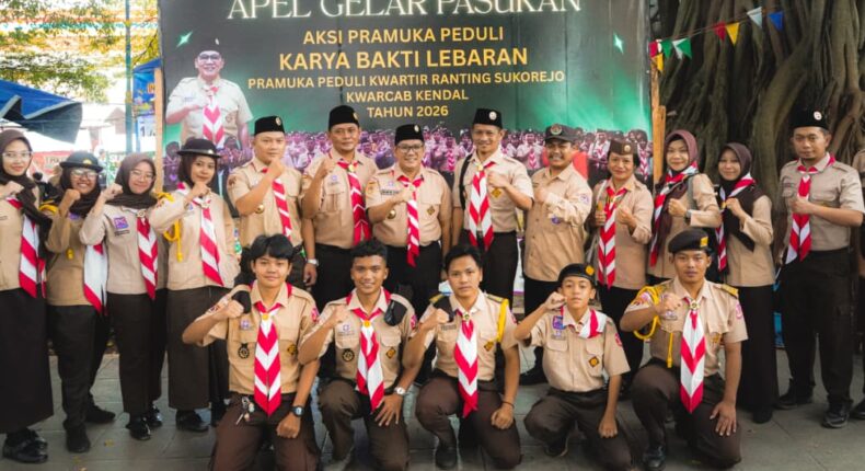 Pramuka Kendal Siap Bantu Arus Mudik, 188 Personel Diterjunkan dalam APP KBL 2026