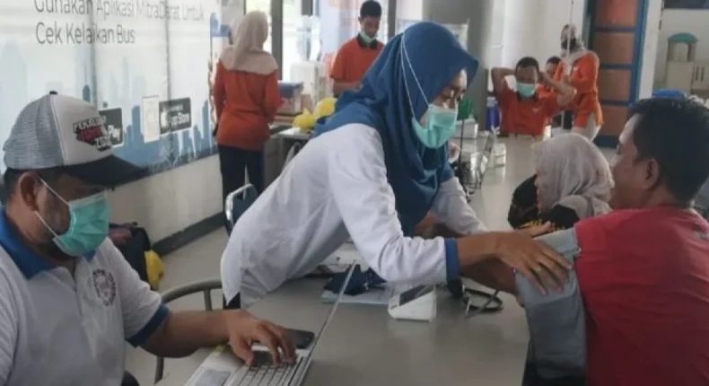 Jelang Mudik Lebaran, Pemkot Pekalongan Periksa Kesehatan Sopir Bus