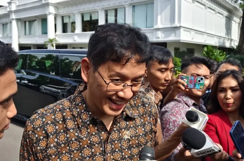 Menteri Keuangan (Menkeu) Purbaya Yudhi Sadewa menjawab pertanyaan wartawan di Istana Negara, Jakarta, Jumat (27/3/2026). (Istimewa/Wawasannews)