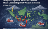 Waspada! Tiga Bibit Siklon Picu Potensi Hujan Lebat di Sejumlah Wilayah Indonesia