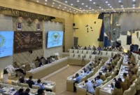 Komisi II DPR RI menggelar rapat kerja dan rapat dengar pendapat dengan Menteri Dalam Negeri sekaligus Kepala Badan Nasional Pengelola Perbatasan Tito Karnavian serta Kepala Otorita Ibu Kota Nusantara (IKN) Basuki Hadimuljono di kompleks parlemen, Senayan, Jakarta, Senin (30/3/2026). (Istimewa/Wawasannews)