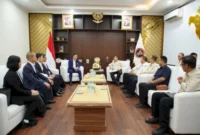 Jajaran BNPT RI dalam pertemuan dengan Kepolisian Makau (MJP) di Sentul, Jawa Barat, Rabu (1/4/2026). (Istimewa/Wawasannews)