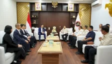 Jajaran BNPT RI dalam pertemuan dengan Kepolisian Makau (MJP) di Sentul, Jawa Barat, Rabu (1/4/2026). (Istimewa/Wawasannews)