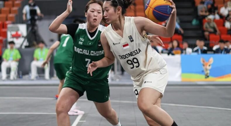 Tampil Solid, Timnas Basket 3×3 Putri Indonesia Lolos ke 16 Besar Asian Beach Games 2026