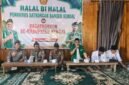 Pengurus Satkorcab Banser Kabupaten Kendal bersama jajaran Kasatkoryon se-Kabupaten Kendal mengikuti kegiatan Halal Bihalal yang digelar di Curug Sewu, Kecamatan Patean, Minggu (5/4/2026). Foto : Wawasannews.com