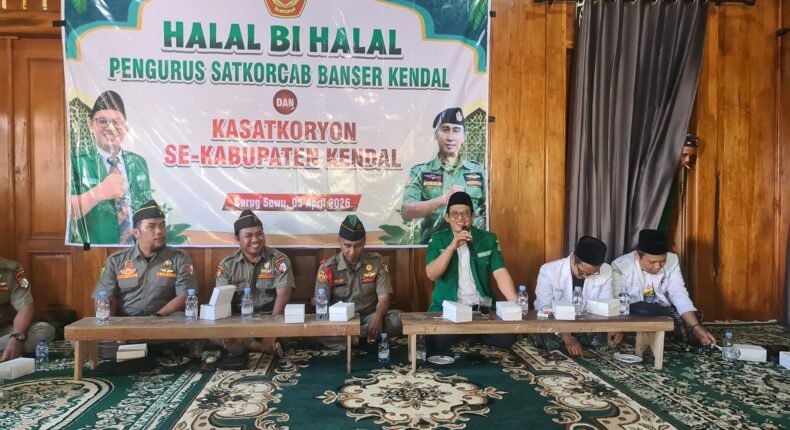 Halal Bihalal Banser Kendal di Curug Sewu Perkuat Soliditas dan Kebersamaan
