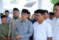 Menteri Desa dan Pembangunan Daerah Tertinggal (Mendes PDT) Yandri Susanto bertemu dengan wali nagari se-Kabupaten Padang Pariaman di Sumatera Barat pada Jumat (3/4/2026). (Istimewa/Wawasannews)